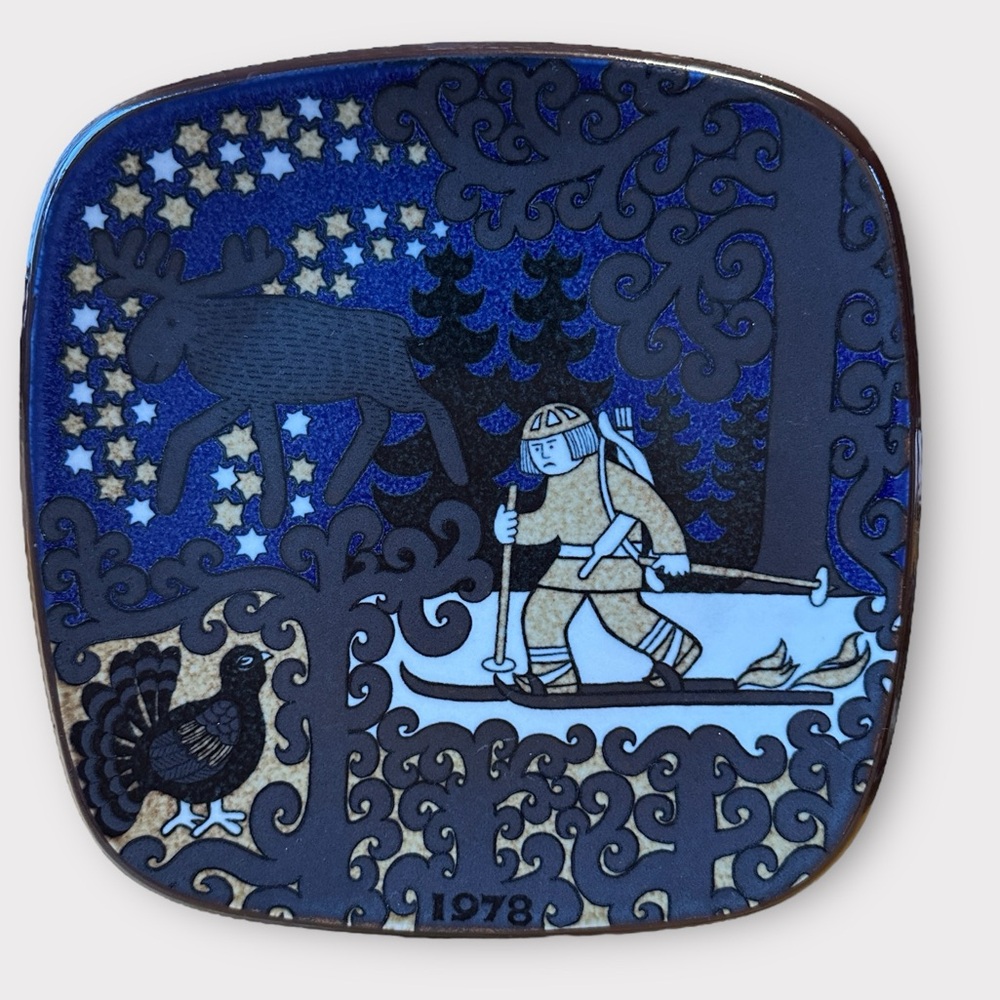 arabia finland vintage decoration plate